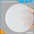 Hoja difusor de luz acrílica de 1 mm-2 mm Milky White Matt